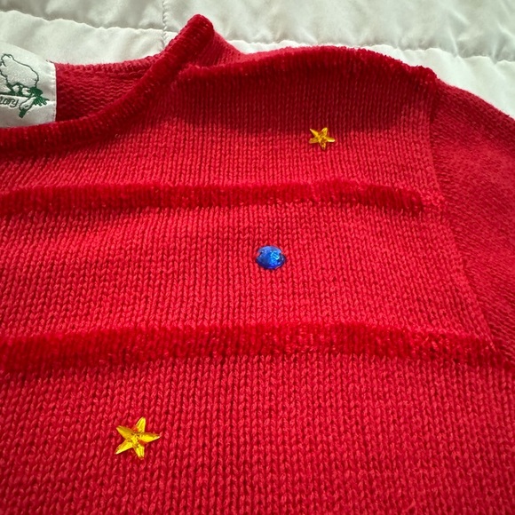 Quacker Factory VTG ZipUp Reindeer Cardigan Sweater Ugly Christmas Grannycore SM - Picture 9 of 14